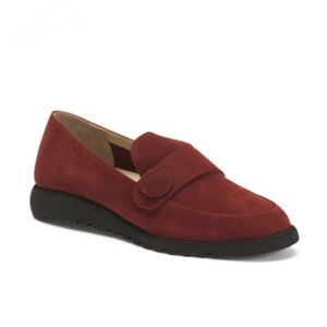 AMALFI Rubino Made In Italy Suede Eco Lug Loafers